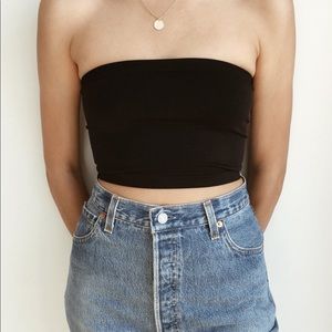 Frankie Phoenix strapless crop top